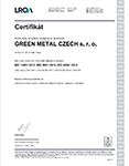 Ikona - certifikt ISO